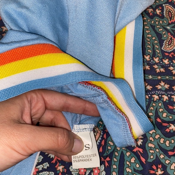 Matching Retro Jacket and Short Track Suit Loungewear - Picture 3 of 3